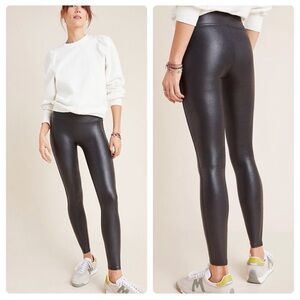 NWT Spanx Faux Leather Leggings XS Petite